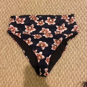 Acacia swimwear floral high waisted bottom